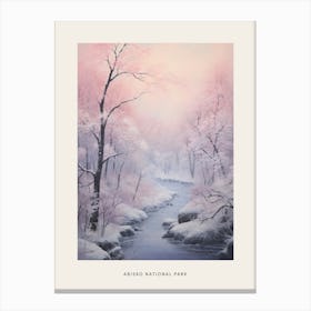 Dreamy Winter National Park Poster  Abisko National Park Sweden 2 Canvas Print