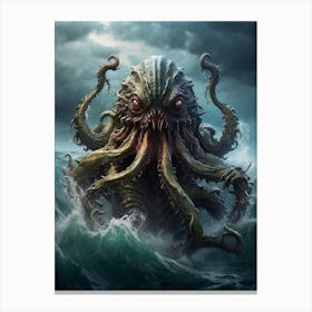 Cthulhu Art Print 1 Canvas Print