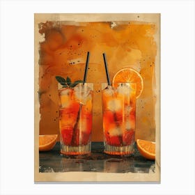 Aperol Spritz Art Print 469 Canvas Print