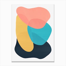 Colorful abstract shapes 14 Canvas Print