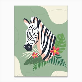 Zebra abstract Canvas Print