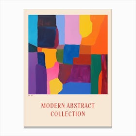 Modern Abstract Collection Poster 18 Canvas Print
