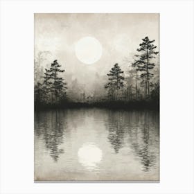 Moonlit Reflections Canvas Print