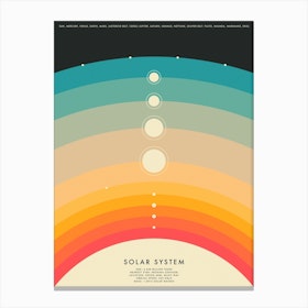 Solar System 4 Canvas Print