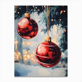 Christmas Ornaments 1 Canvas Print