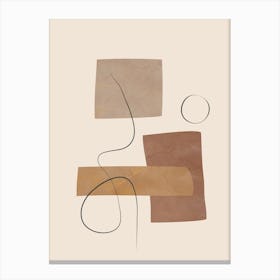 Minimal Abstract Shapes No 62 Canvas Print