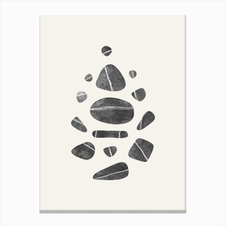 Rock Balancing Canvas Print