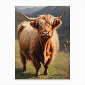 Highland Cow 20 Canvas Print