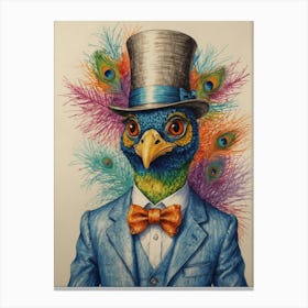 Peacock 35 Canvas Print