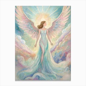 Angel In The Sky Canvas Print
