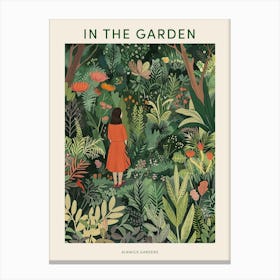 In The Garden Poster Alnwick Gardens 1 Canvas Print