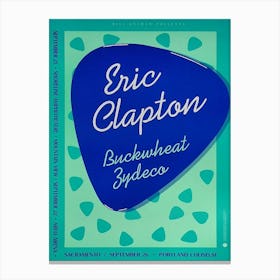 Eric Clapton 1988 Bgp26 Poster Canvas Print