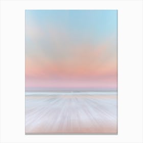Pastel Beach Burst Canvas Print