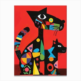 Cat And Dog 1 Canvas Print