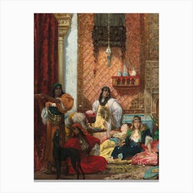 The Sultan’s Favorites, Georges Jules Victor Clairin Canvas Print