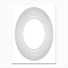 Circle Of Lines 1 Canvas Print