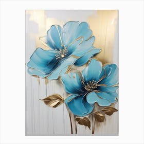 Blue Flowers 20 Canvas Print