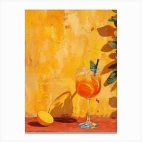 Aperol Spritz Art Print 411 Canvas Print