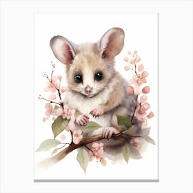 Adorable Chubby Common Brushtail Possum 3 Canvas Print