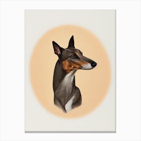 Greyhound Illustration dog Canvas Print
