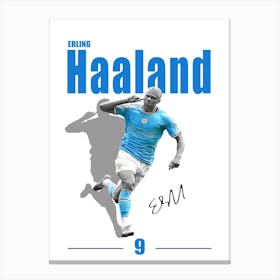 Erling Braut Håland Minimalist Canvas Print