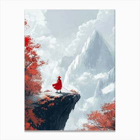 Red Cloak Canvas Print