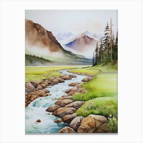 Mountain Stream.13 Canvas Print