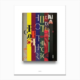 Philip Roth - Book Lover Abstract Print -First Edition Covers Toile