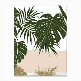 Palm Tree Print Canvas Print