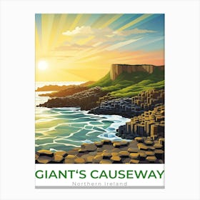 Northern Ireland Giant S Causeway Travel Canvas Print