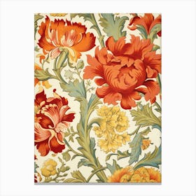 Floral Wallpaper 7 Canvas Print