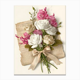 Bouquet Of Flowers Canvas Print