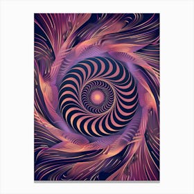 Abstract Psychedelic Design Canvas Print