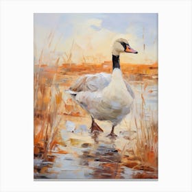 Bird Painting Canada Goose 4 Canvas Print