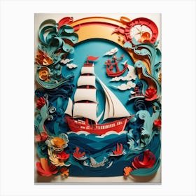 Paper Art Canvas Print