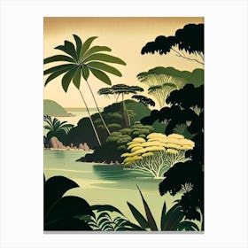 Mamanuca Islands Fiji Rousseau Inspired Tropical Destination Canvas Print