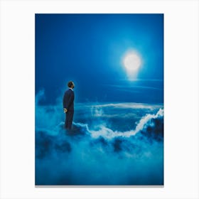 Moon Gazing Canvas Print