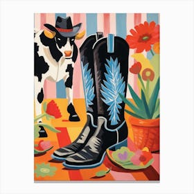 Matisse Inspired Cowgirl Boots 3 Canvas Print