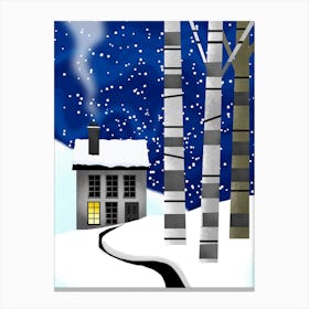 A Frosty Night Canvas Print