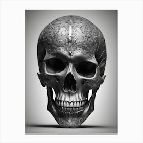 Skull 3d Canvas Print