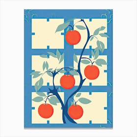 Apples Illustration 4 Canvas Print