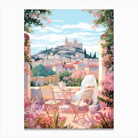 Nice France 7 Illustration Canvas Print