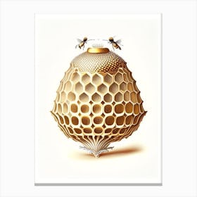 Queen Beehive 3 Vintage Canvas Print