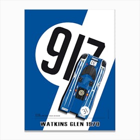 Porsche 917 Watkins Glen 1970 Canvas Print