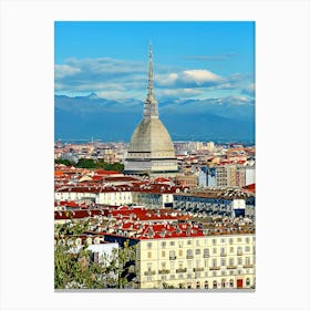 Elevated View Of Turin Canvas Print