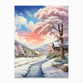 Sakura Blossoms Canvas Print