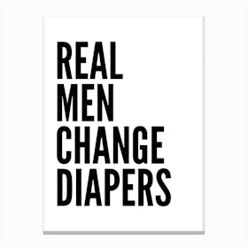 Diapers Canvas Print