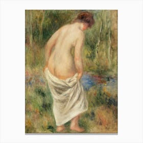 After The Bath (1901), Pierre Auguste Renoir Canvas Print