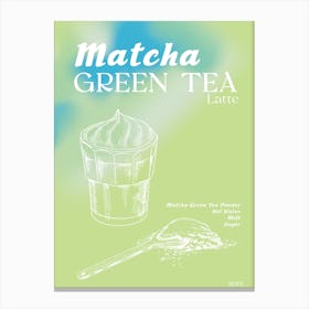 Matcha Canvas Print
