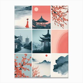 Asian Landscapes Canvas Print